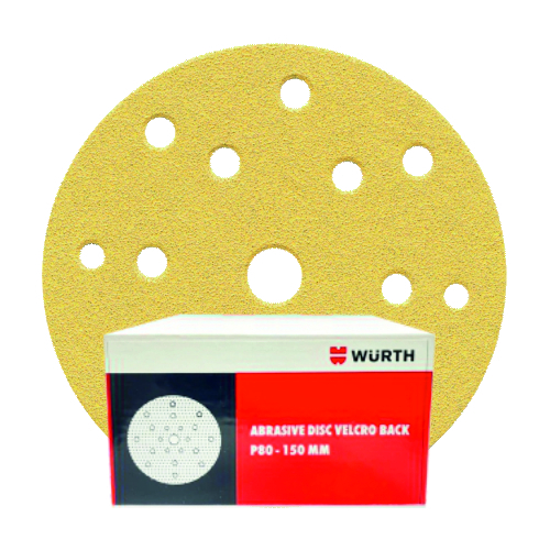 Yellow Dry Sanding Disc Red Line