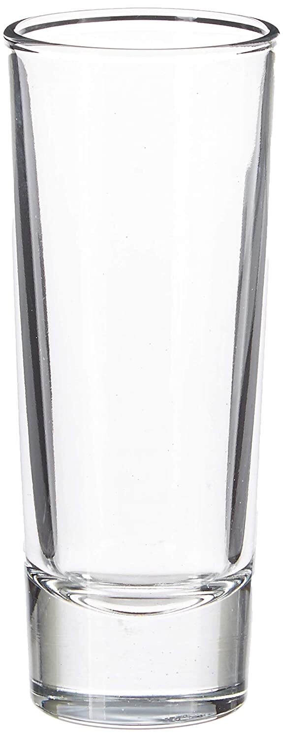 Uniglass Niki Imported Tall  Shot Glass Set 70ml  Set of 6m  Clear