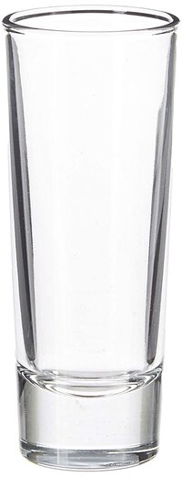 Uniglass Niki Imported Tall  Shot Glass Set 70ml  Set of 6m  Clear