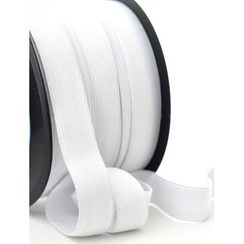 White Crochet Elastic Tape