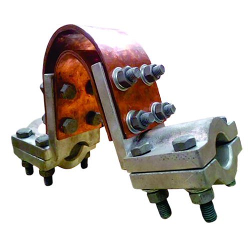 Aluminium Expansion Clamp With Copper Flexible