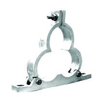 Silver Casted Type Aluminium Trefoil Clamp