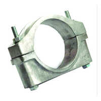 Cable Cleat Clamp - Metal, Various Sizes, Silver Finish | Heavy-duty Industrial Cable Management Solution