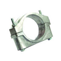 Aluminium Cable Holding Clamp - Color: Silver