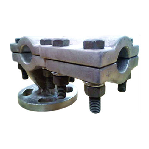 Silver Bus Post Insulator Clamp For Acsr Conductor