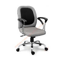 Office Workstation Chair - Stainsteel, Foam, Plastic | Modern Black Finish, Inflatable, Stackable, Easy To Clean, Eco-friendly, Durable