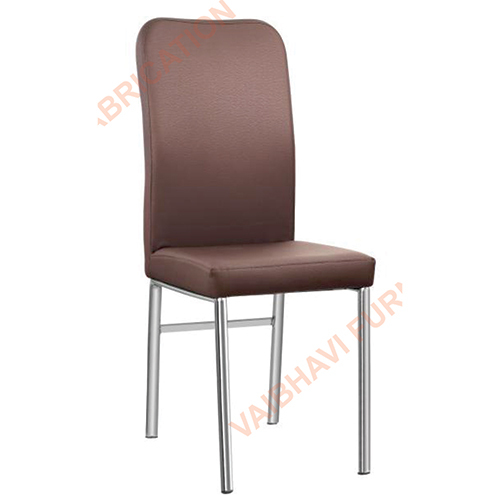 Brown Leather Dining Chair