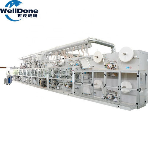 Full Servo Sanitary Napkin Production Line