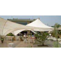 Stadium Tensile Structure - Pvc Panel Material, White Color, Roof Made Of Pvc Panel | Versatile Use For Various Applications