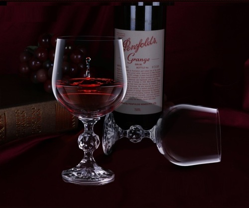 Bohemia Crystal Claudia Wine Glass 230ml  Set of 6  Transparent
