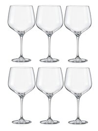 Bohemia Crystal Rebecca Wine Glass Set  820ml  Set of 6  Transparent