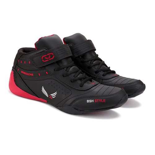 Men Black Lightweight Casual Sneaker Shoes