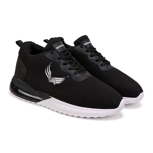 Different Available Men Black Lightweight Sports Running Shoes