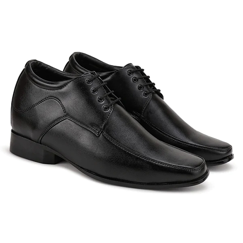 Men Black 3 Inch Elevator Formal Party Wear Shoes