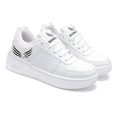 Different Available Ladies White Trendy Color Changing Casual Sneaker Shoes