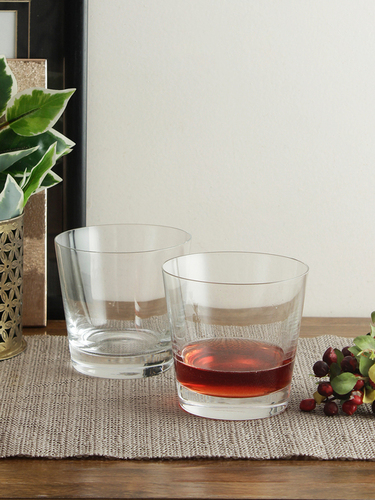 Bohemia Crystal Jive Whiskey Glass Set 490ml Set of 6 Transparent
