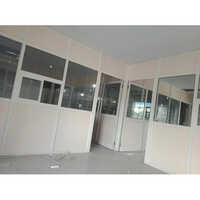 Customizable Ivory Powder Coated Aluminium Office Partition
