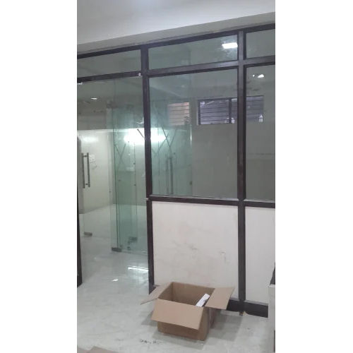 Durable Black Colour Aluminium Partition