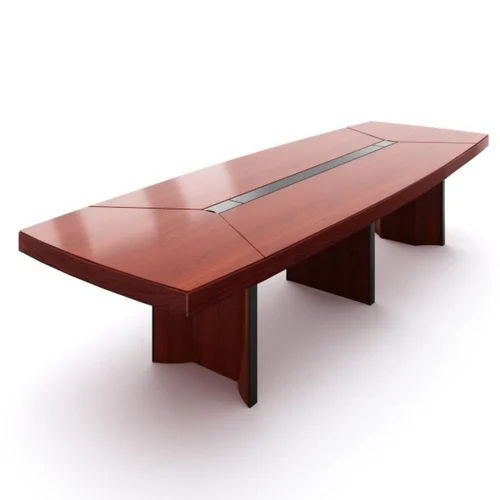 Brown 6 X 3 Feet Office Conference Table