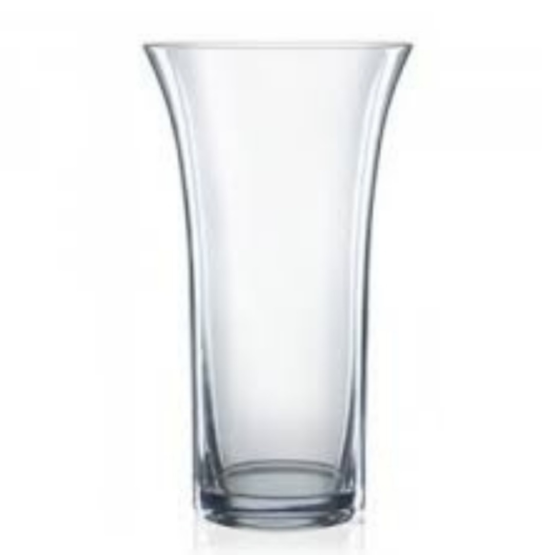 Glass Vase Bohemia Crystal Height 255 MM Set of 1 pcs