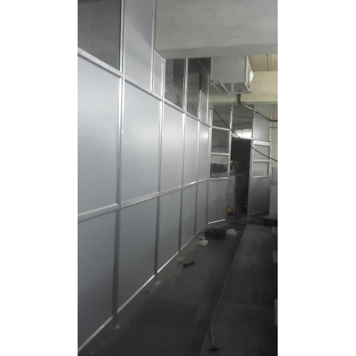 Silver Aluminium Office Partition