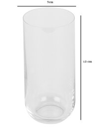 Bohemia Crystal Uma Highball Water Juice  Glass Set 440 ML Set of 6