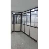 Silver Aluminium Office Partition