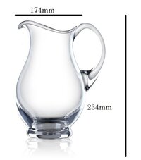 Bohemia Crystal Drinking Glass Jug 1500 ML