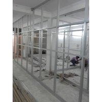 Black Aluminium Office Partition