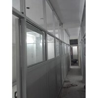 Black Aluminium Office Partition