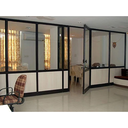 White Aluminium Office Partition