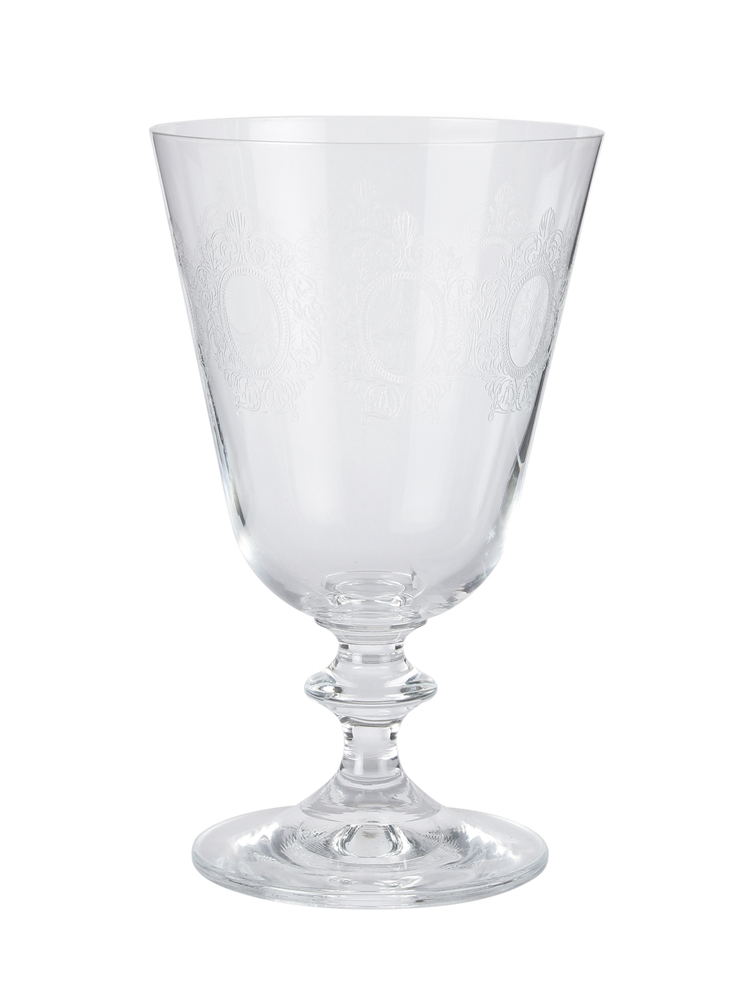 Bohemia Crystal Bella Engraving cocktail glass 350 ML set of 6 pcs  Transparent  Non  lead Crystal