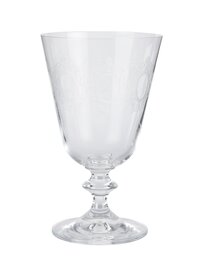 Bohemia Crystal Bella Engraving cocktail glass 350 ML set of 6 pcs  Transparent  Non  lead Crystal