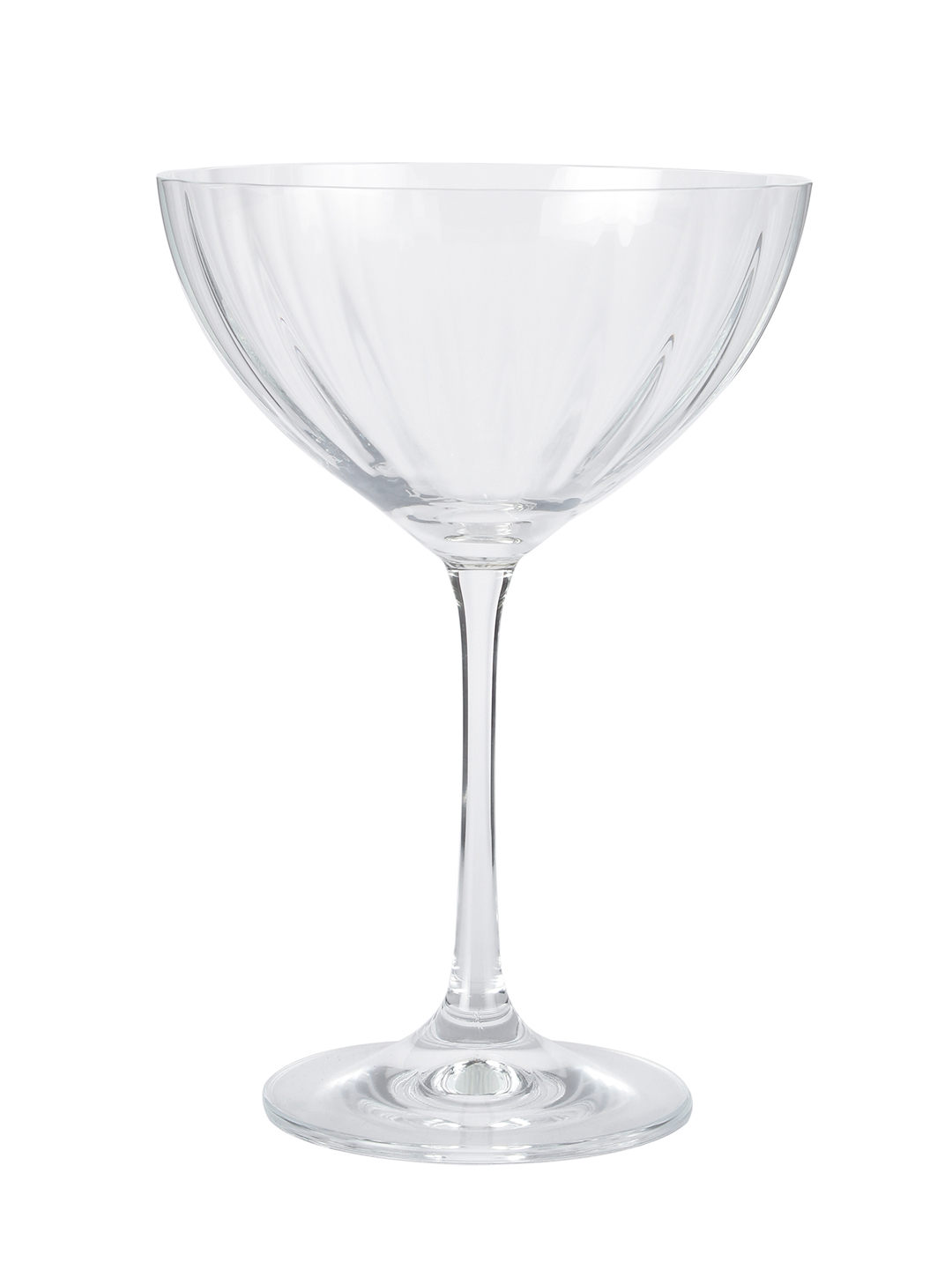 Bohemia Crystal Waterfall Cocktail Glass 340ML set of 6 pcs  Transparent  Non  lead Crystal