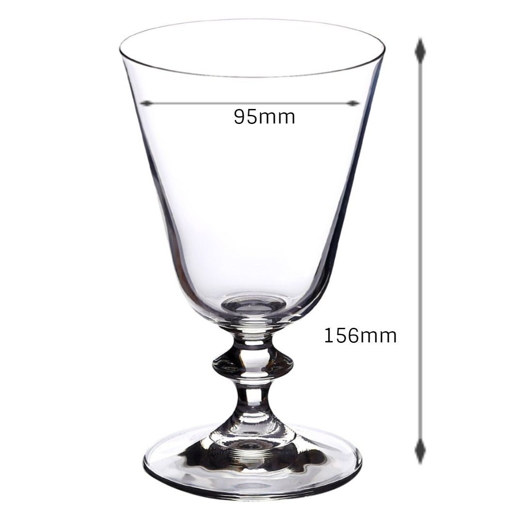 Bohemia Crystal Bella Cocktail Glass 350 ML set of 6 pcs  Transparent  Non  lead Crystal