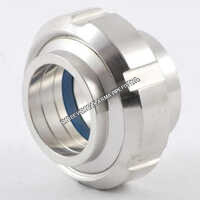 Stainless Steel Sms Union - Round-shaped, Silver Finish | Corrosion Resistant, Durable, Warranty Included