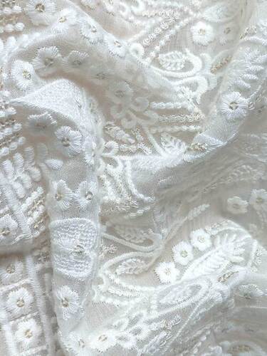 Daman Embroidery fabric by madhav fashion