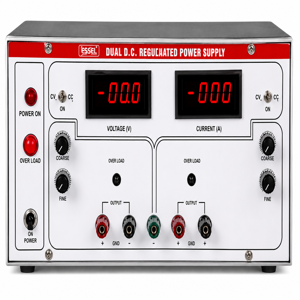 Dc Regulated Power Supply For Milikan'S Oil Drop Apparatus - Dimension (L*W*H): 10*9*6 Inch (In)