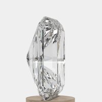 Radiant cut shape lab grown diamond
