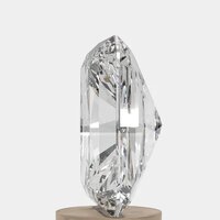 Radiant cut shape lab grown diamond