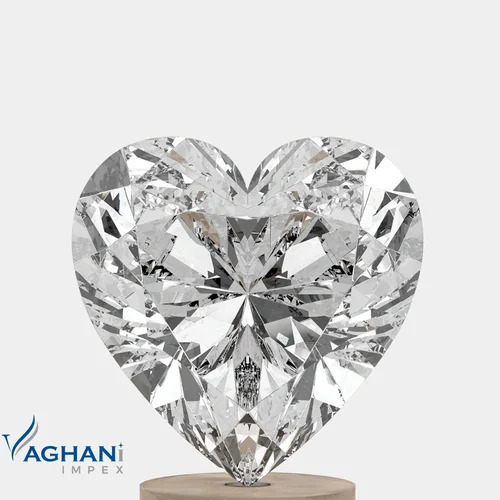Heart shape lab grown diamond