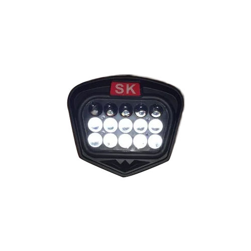 Black E Rickshaw Headlight