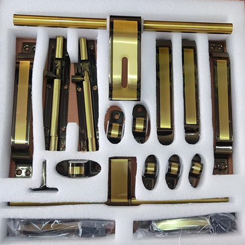 Brass Look Heavy Door Kit