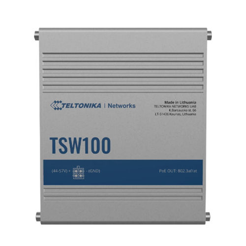 Aluminium Tsw100 Industrial Unmanaged Poe Plus Switch