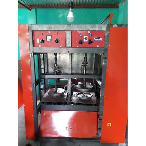 Double Die Thali Crank Machine