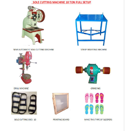 Semi Automatic 15 Ton Sole Cutting Machine