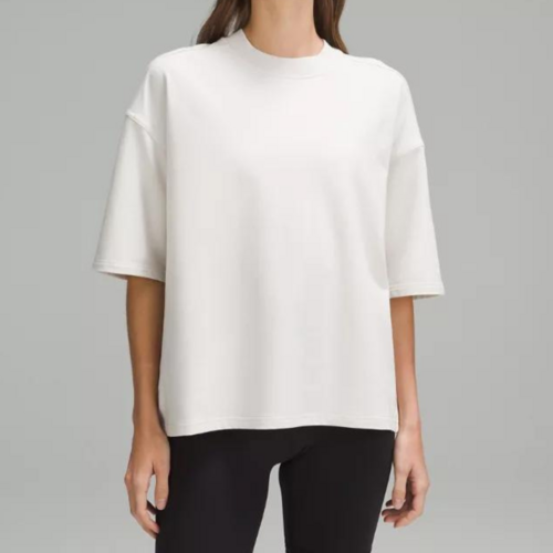 Oversized French Terry T-Shirt for women