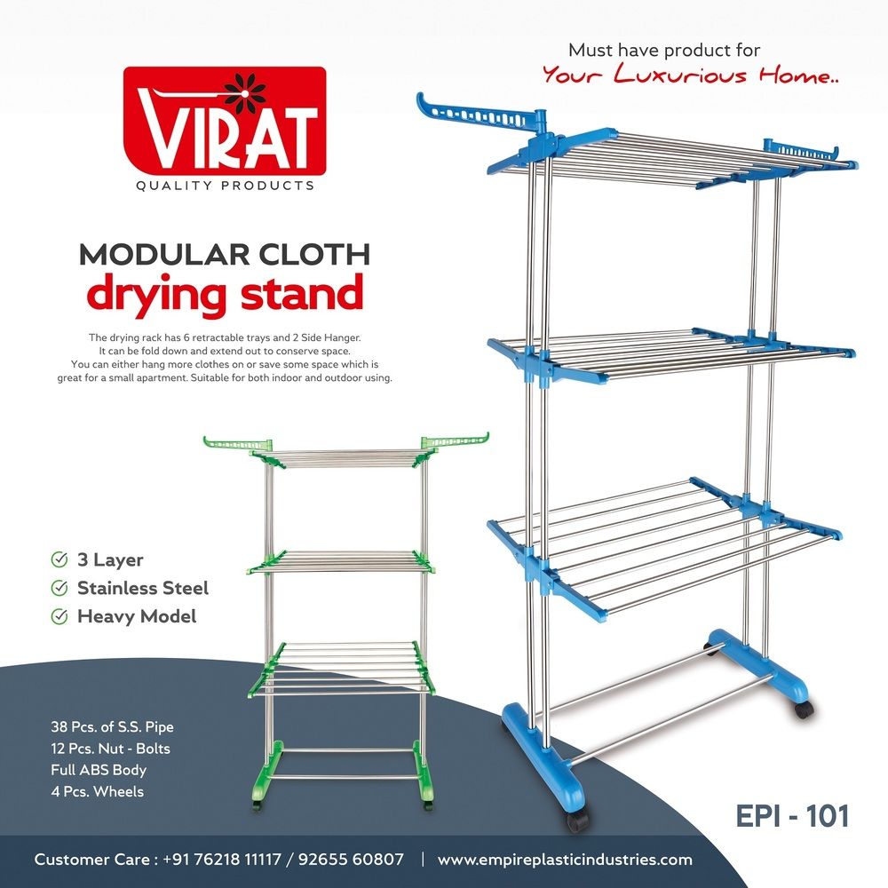 White Cloth Drying Stand