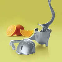 Aluminium Hand Press Juicer - Stainless Steel, 0-5 L Capacity, Silver Coated | Automatic Shut Off, Self Cleaning Function, Versatile Use