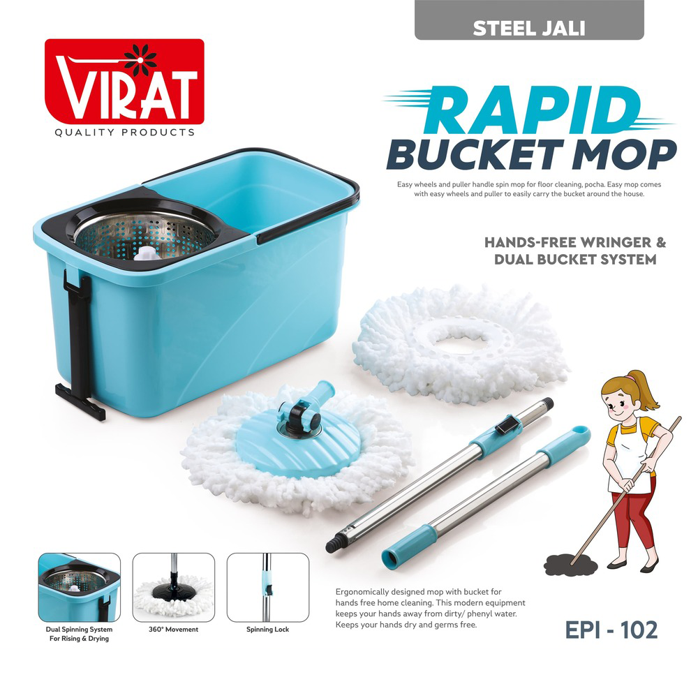 Rapid Bucket Mop - Application: Public Place